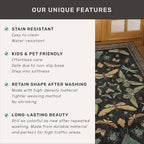 Green and Black 3x12 Long Runner Rugs - Image 6