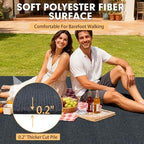 Grefinity Marine Carpet, 5.9 FT x 14.1 FT Dark Gray Indoor Outdoor Carpet - Image 4