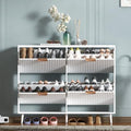 Shoe Cabinet Storage, Modern Freestanding Organizer by QIVOMIX