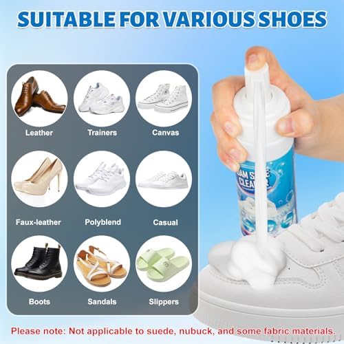Jevvu Shoe Cleaner, Sneaker Cleaner Foam - Image 5