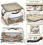 Pumpkins Wreath Shoe Organizer for Closet - Image 3
