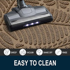 Colorxy Waterproof Front Doormat, Sturdy Natural Rubber Door Mat - Image 5