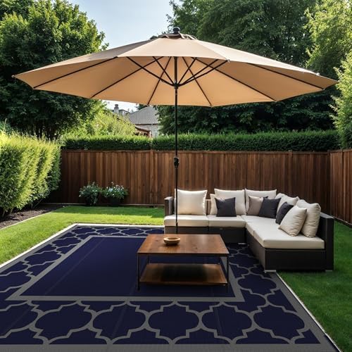 GENIMO Outdoor Rug, Waterproof Plastic Rugs - Image 3