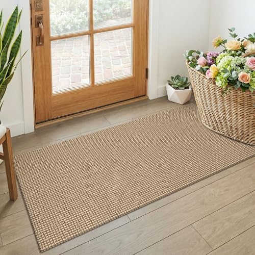 KOZYFLY Boho 2x4 Entry Runner Rug, Small Washable Runners by KOZYFLY