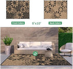 GENIMO Outdoor Rug, Waterproof Plastic Rugs - Image 2