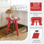 HDPS Outdoor Side Table, Small Round End Table - Image 5