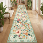 DUKINO 2x12 Washable Runner Rug, Non Slip Long Kitchen Runner Rug by DUKINO