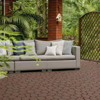 Stone Texture 44 PCS Patio Deck Tiles, 12 x 12in, Waterproof Interlocking Floor - Image 5
