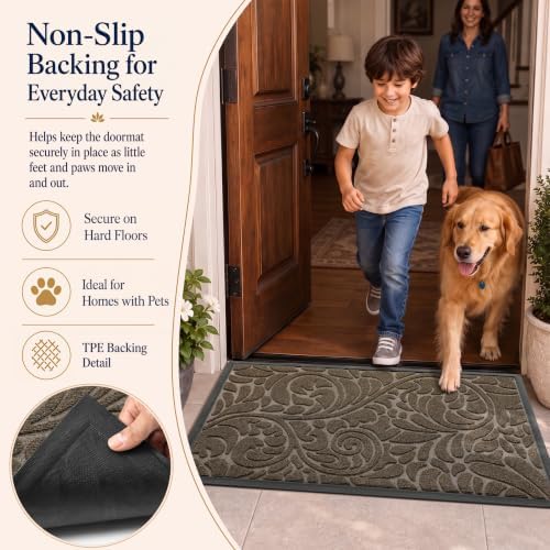 Yimobra Extra Large Door Mat, Outdoor Doormat - Image 4