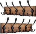 Kuhome 2pcs Coat Rack Wall Mount Wooden Hat Rack by Kuhome