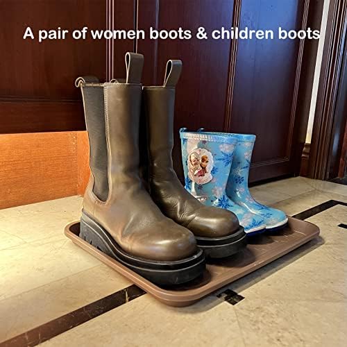 WATANIYA PET Boot Tray for Entryway Indoor, Heavy Duty Shoe Mat Tray 2 Packs - Image 4