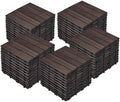 Yaheetech 55PCS Interlocking Deck Tiles Outdoor Patio Floor by Yaheetech