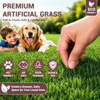Artificial Grass 2.6x3.3 Ft, Fake Grass Turf - Image 3