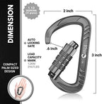 Rhino Produxs 12kN Heavy Duty Carabiner Clips - Image 2