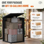 Flamaker 50 Gallon Deck Box, Package Delivery Storage Box - Image 4