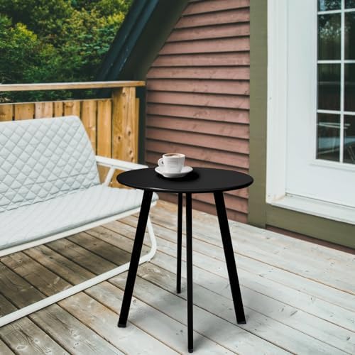 Meluvici Outdoor Side Table, Weather Resistant Patio Small Side Table Outdoor - Image 2