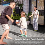 EchoDeck Interlocking Deck Tiles, 54 Pack Patio Tiles Outdoor Interlocking All - Image 3