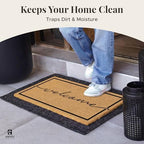 Coir Welcome Mat, Welcome Classic 4, 17x29 in - Image 3