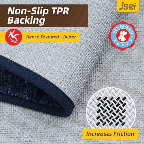 JSEI Dirt Trapper Door Mat 20"x32", Non-Slip Doormat - Image 5