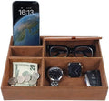 Zcaukya Men's Valet Tray, 5 Compartments by Zcaukya%7CBringYouHappyTime