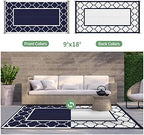 GENIMO Outdoor Rug, Waterproof Plastic Rugs 9'x18' - Image 4