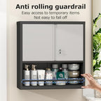 Metal Wall Cabinet, Steel Floating Hanging Storage Cabinet - Image 4