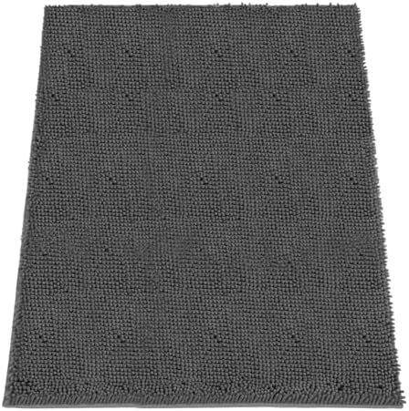 Absorbent Dog Door Mat for Muddy Paws, Trap Dirt Front Door Mat Indoor Entrance by HOMEK