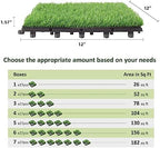 PrimeZone 108 Packs Interlocking Artificial Grass Tiles - Image 2