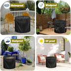Patio Table Cover for Decksplore 23.6” Outdoor Patio Side Table - Image 7