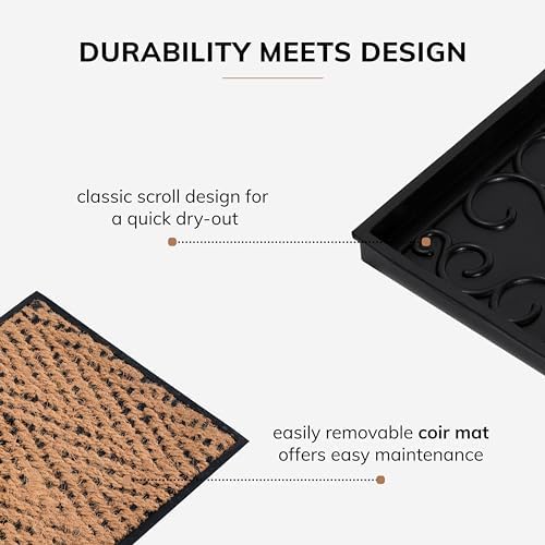 Anji Mountain Heavy Duty Waterproof Rubber Shoe Storage Mat Organizer/Boot - Image 4