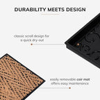 Anji Mountain Heavy Duty Waterproof Rubber Shoe Storage Mat Organizer/Boot - Image 4