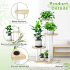 4 Tier Plant Stand Indoor Corner Tall Shelf - Image 3