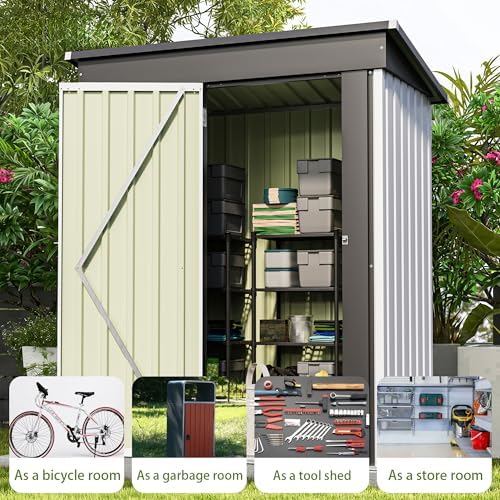 Patiowell 5x3 FT Outdoor Storage Shed - Image 6