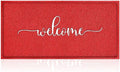 AAZZKANG Red Door Mat Large 48"x18" by AAZZKANG