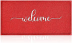 AAZZKANG Red Door Mat Large 48"x18" by AAZZKANG