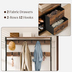 Lulive Coat Rack, 39.4” Hall Tree - Image 7