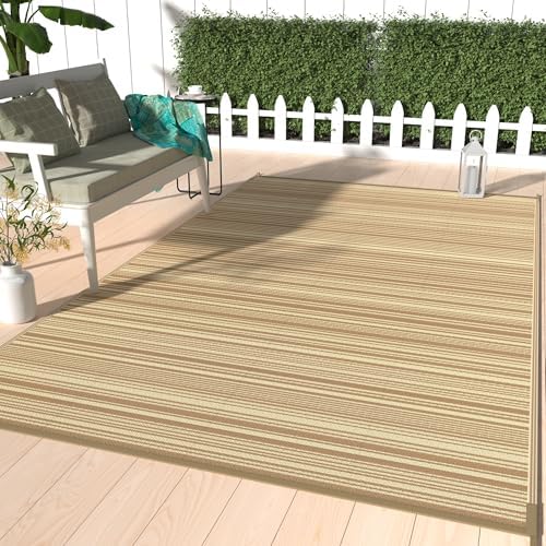 GENIMO Outdoor Rug, Waterproof Plastic Rugs by GENIMO
