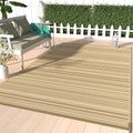GENIMO Outdoor Rug, Waterproof Plastic Rugs by GENIMO