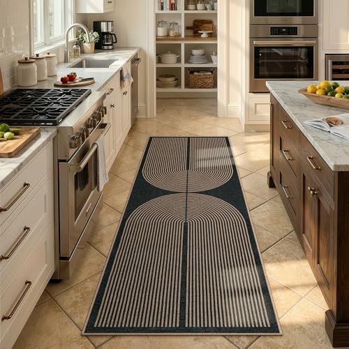 Lahome Rainbow Entryway Runner Rug, 2x6 Washable Easy Jute Kitchen Rugs - Image 6