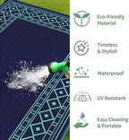 GENIMO Outdoor Rug, Waterproof Plastic Rugs - Image 6