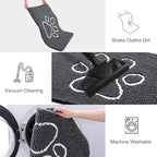 Smiry Dog Door Mat for Muddy Paws, Absorbent Non Slip Dirt Trapper - Image 6