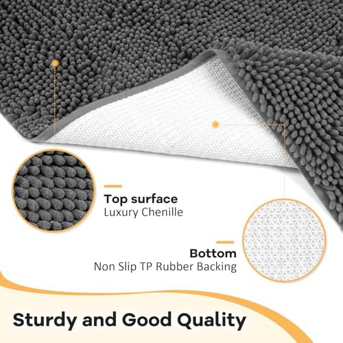 Absorbent Dog Door Mat for Muddy Paws, Trap Dirt Front Door Mat Indoor Entrance - Image 4