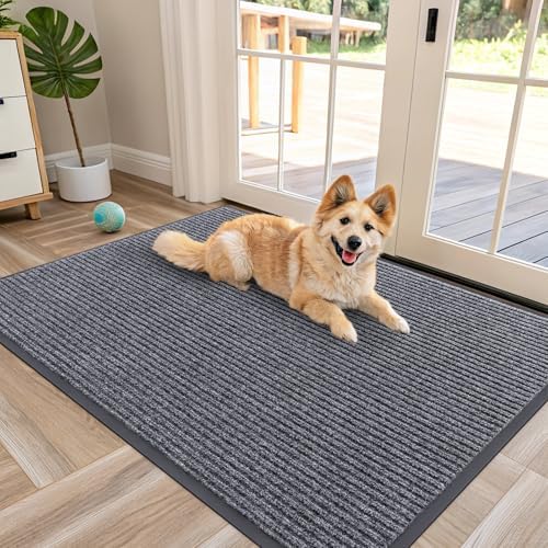 OLANLY Front Door Mat 47x30, Waterproof Heavy-Duty Indoor Outdoor Doormat by OLANLY