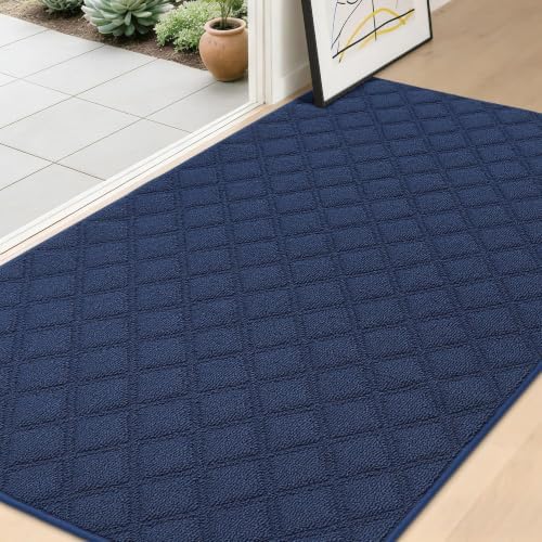 BEQHAUSE Dirt Trapper Door Mat 36" x 60" Non-Slip Washable by BEQHAUSE