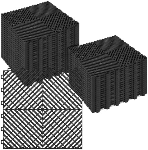 Interlocking Drainage Tiles 12" x 12" Modular Interlocking Cushion by ToLanbbt