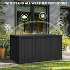 YITAHOME 240 Gallon Extra Large Outdoor Storage Deck Box - Image 4