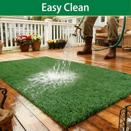 TOOKOO Artificial Grass Outdoor Rug - Image 2