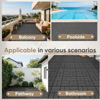 Interlocking Deck Tiles 44 Pack, All Weather Use - Image 6