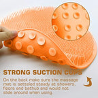 Shower Foot Scrubber Mat Back Washer Back Exfoliating Bath Wash Pad Wall - Image 5