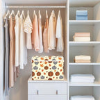 Bolaz Storage Bins with Lids and Handles, Pumpkin Maple Leaf Pattern Storage - Image 6